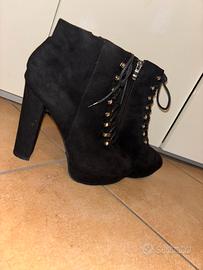 Stivaletti con tacco Bello Star materiale velluto