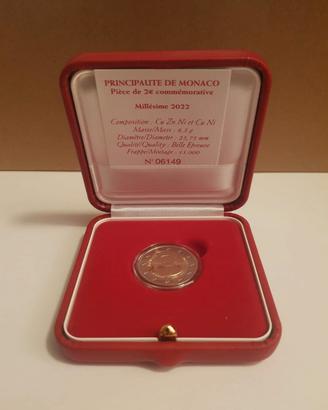 monete 2 euro monaco 2020, 2021, 2022