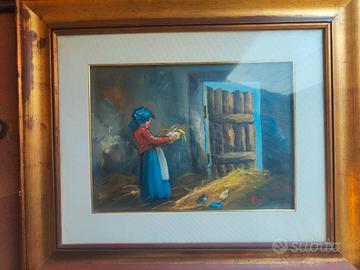 quadro olio su tela Lorenzo pucci