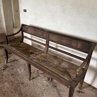 canapè divano antico da restaurare