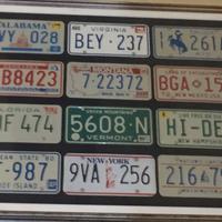 Quadro targhe americane