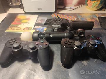PS3 slim 150Gb, accessori e giochi
