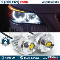 ANGEL EYES LED Bmw Serie 5 E60 E61 FARI ALOGENI