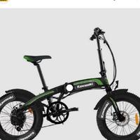 bicicletta elettrica kawasaki 
