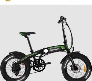 bicicletta elettrica kawasaki 