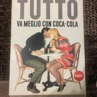 Manifesto pubblicitario vintage di coca Cola