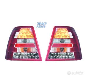 FANALI A LED VOLKSWAGEN VW BORA 98-05 FONDO ROSSO
