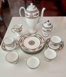 Servizio da tè/caffè Wedgwood Columbia Bone China 