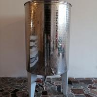 3 contenitori Acciaio Inox Usati: 2x400L + 1x300L