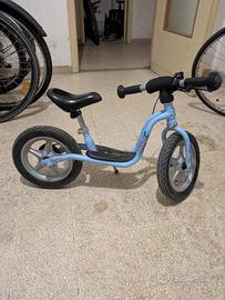 Bicicletta senza pedali PUKY con  freno AZZURRA