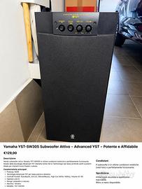Subwoofer Yamaha YST-SW305