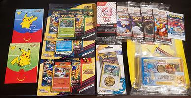 Bustine,minicollezioni,blister,collezioni pokémon