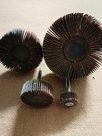 Mole lamellari abrasive per trapano 
