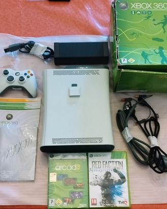Console Xbox 360 Arcade 60 GB+ Controller Scatola