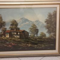 Quadro paesaggio montagna