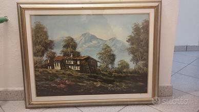 Quadro paesaggio montagna