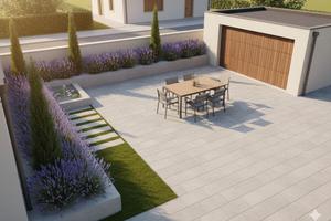 Trilocale di nuova costruzione con ampio cortile