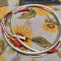 cavo altoparlanti hi fi placcati in argento 