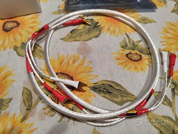 cavo altoparlanti hi fi placcati in argento 
