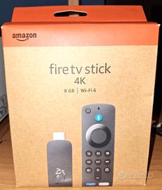 FIRE STICK 4K AMAZON WIFI 6 2025 Nuova Imballata