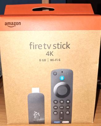 FIRE STICK 4K AMAZON WIFI 6 2025 Nuova Imballata