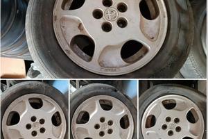 4 CERCHI IN LEGA ORIGINALI ALFA ROMEO 15