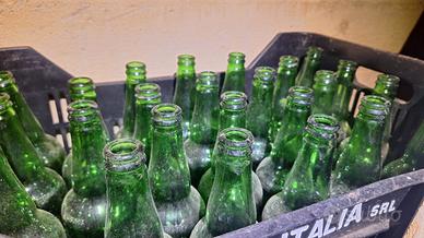 Lotto Bottiglie di Vetro Verde da 66cl 30 BOTTIGLI
