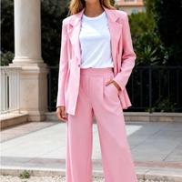 tailleur tg unica rosa moda