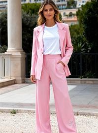 tailleur tg unica rosa moda