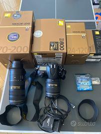 Nikon dslr D800 e obbiettivi