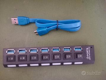 N°2 Hub USB a 7 porte
