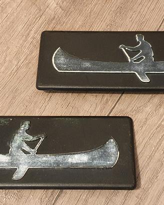 Loghi badge canoe fiat Panda 4x4 Sisley Originali 