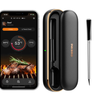 Termometro Carne Wireless,Termometro BBQ Senza