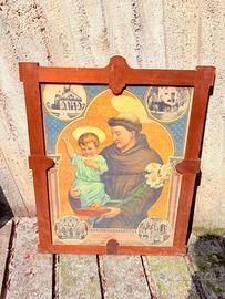 Quadro da chiesa Sant'Antonio con Gesù con cornice