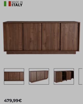 credenza noce