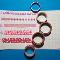 rosa washi tape hobby scrapbook decoupage