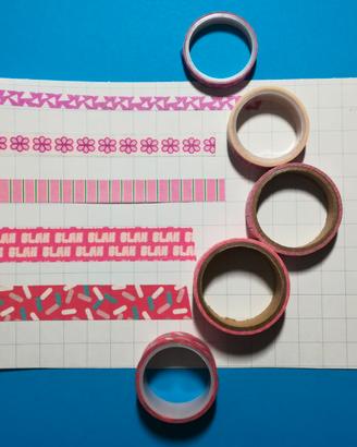 rosa washi tape hobby scrapbook decoupage
