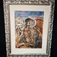 Emilio Notte – Dipinto olio cartone firmato data