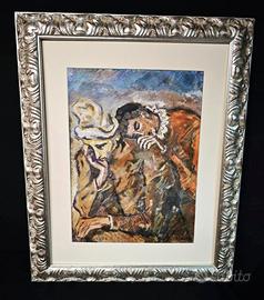 Emilio Notte – Dipinto olio cartone firmato data