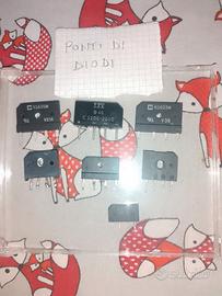 componenti elettronici vintage Ponti Diodi