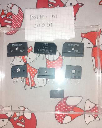 componenti elettronici vintage Ponti Diodi