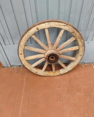 Ruota carro antica