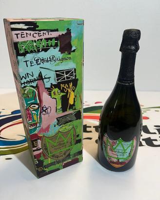 Bottiglia vuota da collezione domperignon verde