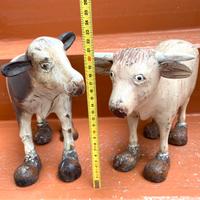 Set 2 Sculture Primi 900 Originali In Legno