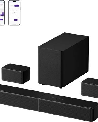 ULTIMEA Soundbar TV 5.1 Wireless Home Theater Dolb