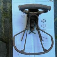 Sella posteriore per moto anteguerra.