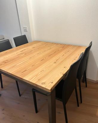 Tavolo da pranzo + tavolino coordinato artigianali