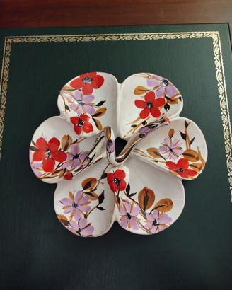 Piatto da portata vintage in ceramica