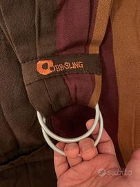 👶🎒 Fascia Porta Bebè BB-Sling originale marrone