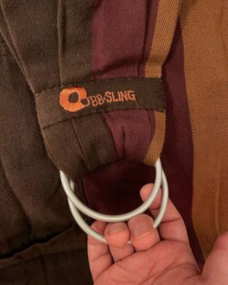 👶🎒 Fascia Porta Bebè BB-Sling originale marrone